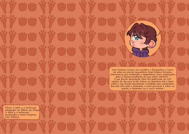 A lebre e a tartaruga endpapers, 2025