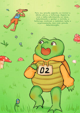 A lebre e a tartaruga, p.7, 2025